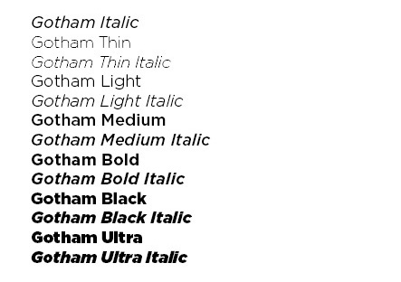 Gotham Light Font Download Mac